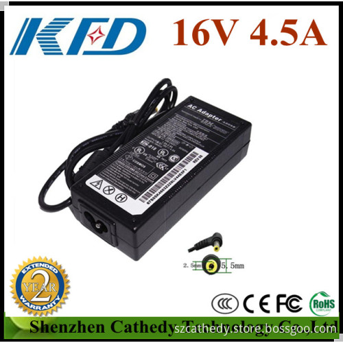 16V 4.5A Power Adaptor for IBM Thinkpad Laptop AC Adapter 08k8208